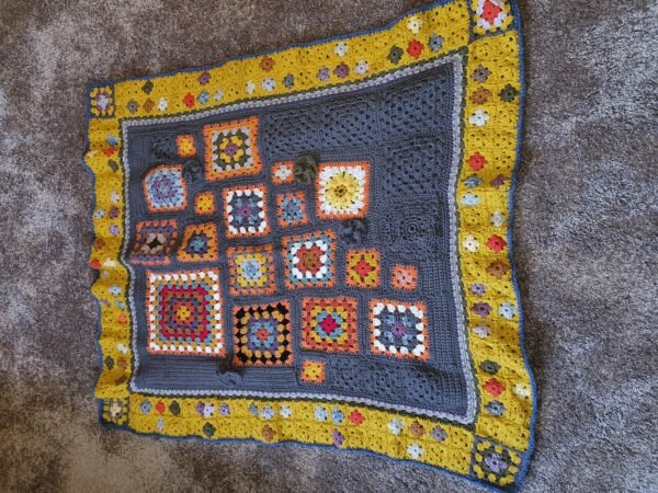 Blanket: The Mustard and Grey One