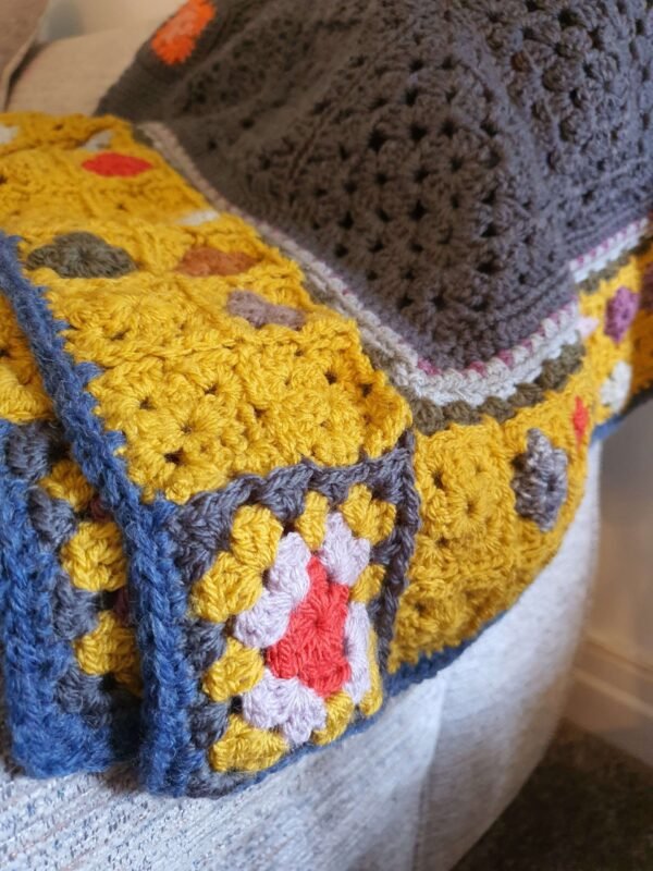 Blanket: The Mustard and Grey One
