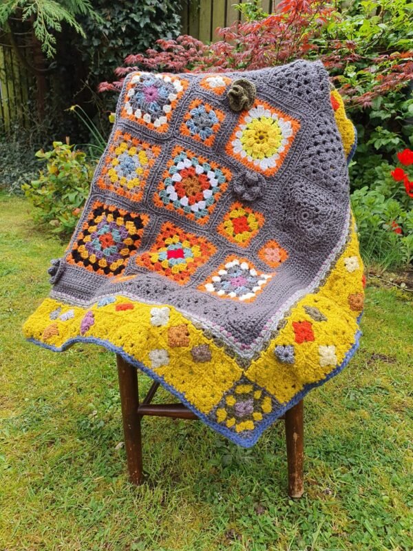 Blanket: The Mustard and Grey One
