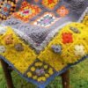 Blanket: The Mustard and Grey One