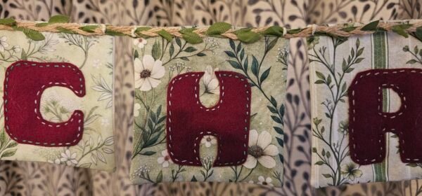 20261009_014539 Handmade 'Merry Christmas' Bunting – Festive Green