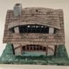Hand built Ceramic Timber Cottage Sculpture – Tudor House Model (18 cm)